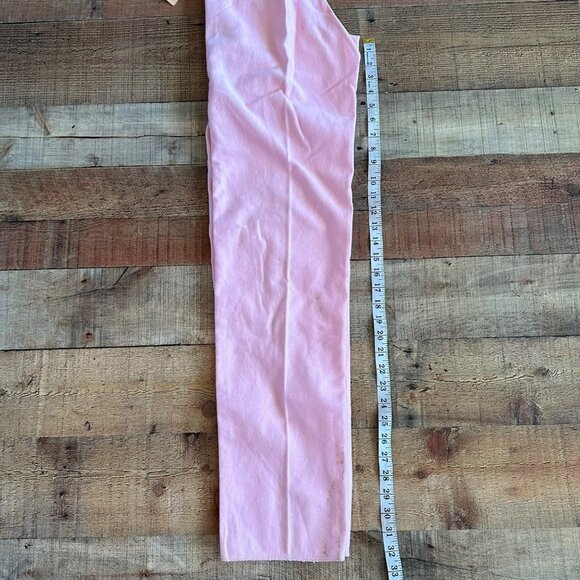 Vintage Property Of Women's Pink Straight Leg Drawstring Pants -24 - Picture 13 of 13